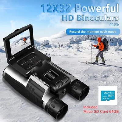 DEMi 12x32 Digital Camera Binoculars 2.4  IPS Display Screen 8X Digital Zoom • £69