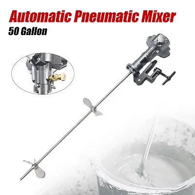 $157 • Buy 50 Gallon Pneumatic Paint Mixer Stirrer Shaker Stirring Machine Paints Coating