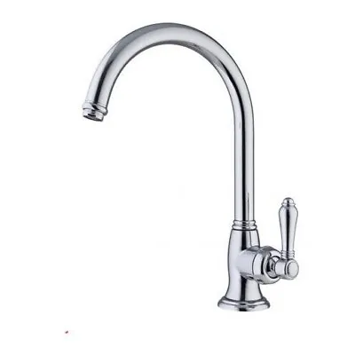 Nicolazzi ADORE SWIVEL GOOSENECK SINK MIXER 362mm Height WELS 4 Star CHROME • $1504.95