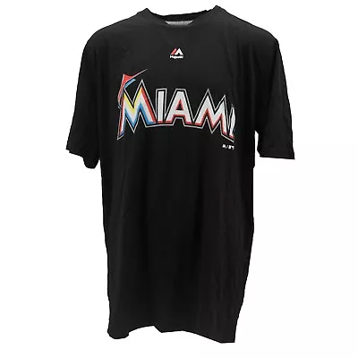 Miami Marlins Official MLB Majestic Cool Base Kids Youth Size Athletic Shirt New • $14.95