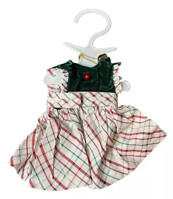 MUFFY VANDERBEAR  DECK THE HALLS WITH BOWS AND DOLLIES OUTFIT NABCO Christmas • $11.90