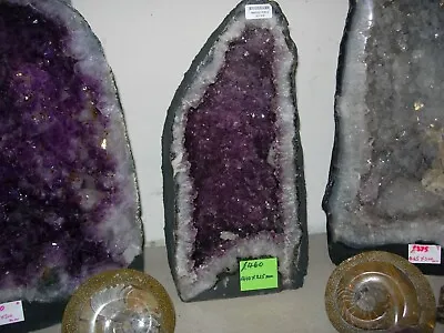 £460 • Buy Amethyst Geode Dark With Calcite Specimens Grade NL4