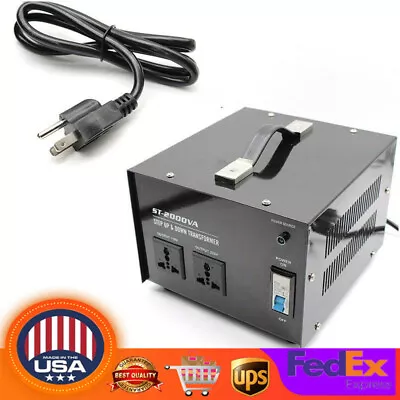 1500 Watt Step Up Down 110V To 220V 220V To 110V Voltage Converter Transformer • $53.20