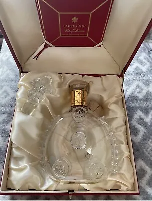 Louis XIII Remy Martin Cognac Crystal Decanter Empty Bottle And Box • £400