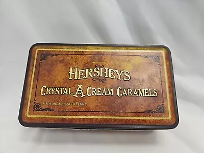 Vintage Hershey Crystal A Cream Caramels Tin Made In Lancaster Penna Empty • $9.99