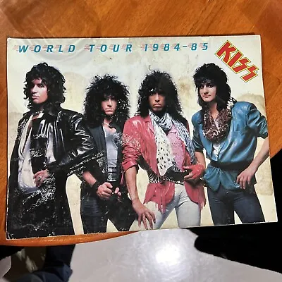 KISS ANIMALIZE World Tour 84/85 Tour Book Program Eric Carr  Mark St John • $89.99