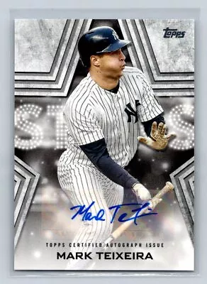 2023 Topps #BSA-MTE Mark Teixeira Baseball Stars Autographs New York Yankees • $19.99