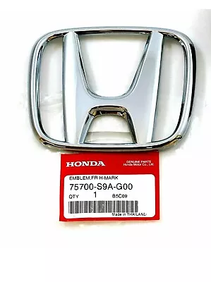 08-17 Honda Accord Emblem 09-11 Civic Front Grille 15-17 FiT H 10-11 CRV Logo • $13.99