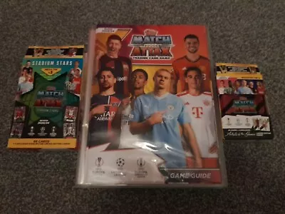 BINDER 338 Cards Topps Match Attax 2023/2024 Champions League 23/24 Folder +tins • £40