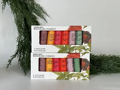 Trader Joes Moisturizing Lip Balm Chap Stick Set Of 6 Flavors BUNDLE • $20