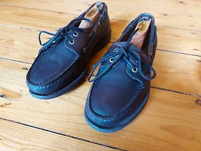 £9.99 • Buy Rockport Brown Leather Classic Boat Deck Shoes Size UK 7