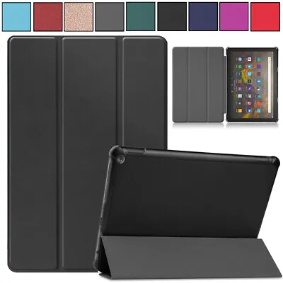 Slim Leather Tablet Stand Folio Cover Case For Amazon Fire 7/HD 8/HD 10/10 Plus • $7.99