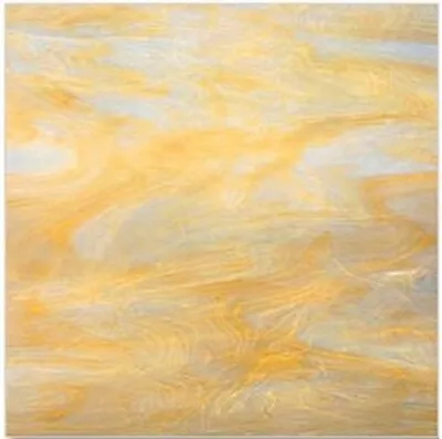 315.02 White Pale Amber Mix 12x12  96 COE Fusing Glass Sheet OGT System 96COE • $18.20