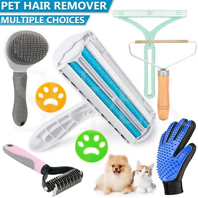 Pet Hair Lint Remover Dog Cleaning Cat Fur Brush Grooming Comb Laundry Washing • $9.99