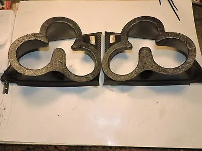 NEW Fibreworks Carbon Fiber Flange Nose Ducts (3) 3 1/2  Outlets L&R Nascar • $79