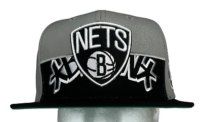 Mitchell & Ness NBA Brooklyn Nets Half N Half Snapback Hat Cap New • $24.99