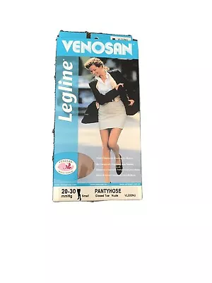 Venosan Legline Nude 20 - 30 MmHg Compression FullStockings NIB Closed Toe Small • $11