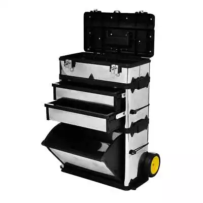 Rolling Tool Trolley Chest Box Cabinet Mobile Mechanic Toolbox Garage Storage • $315.53