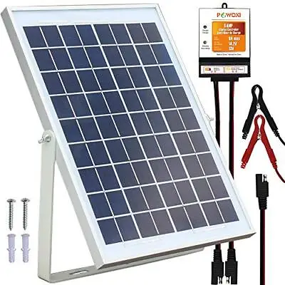 10W Solar Panel 12V Solar Panel Charger Kit + 8A Controller Suitable • £35.99