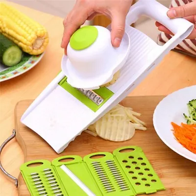 £11.95 • Buy Mandolin Food Vegetable Salad Fruit Peeler Cutter Slicer Dicer Chopper-Kitchen