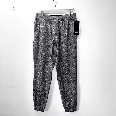 Lululemon Mens Sz L  Intent Jogger Rule 30  Heathered Black Drawstring • $69.99