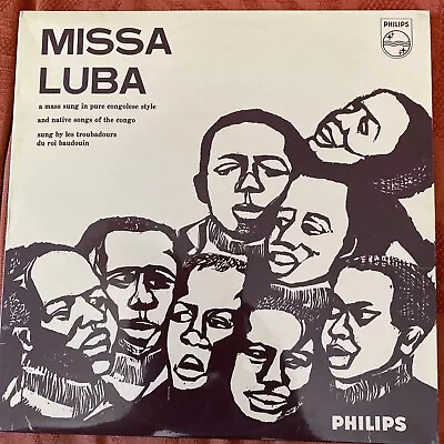 MISSA LUBA Les Troubadours Du Roi Baudouin Congo VINYL LP ALBUM Philips BL 7592 • £6.98