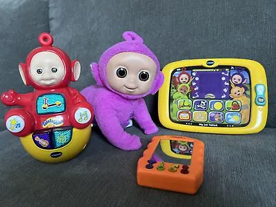 Teletubbies Vtech Rock Roll Learning Po 1st Tablet Talking Phone Crawling Ping • £30