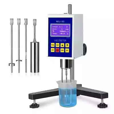 Digital Rotary Viscometer High Precision Paint Viscosity Meter LCD NDJ-5S/NDJ-8S • $203.78