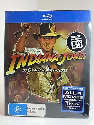 Indiana Jones  Complete Blu-ray Collection Boxset Blu-ray 2012 BRAND NEW SEALED • $59.99