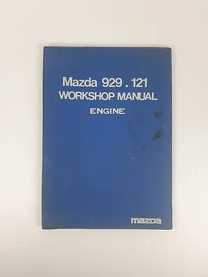 Mazda 929 121 Workshop Manual Engine Supplement 1975 TOYO KOGYOTracked Postage  • $33.95