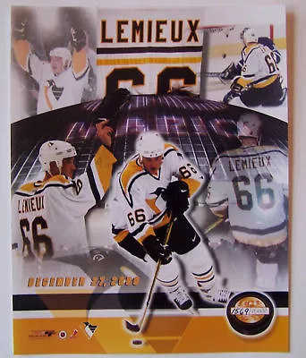 Mario Lemieux Serial# 8x10 Photo 12/27/00 Return To Nhl • $16.99