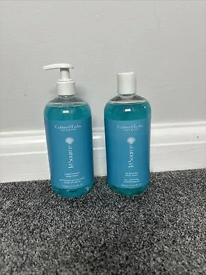 Crabtree & Evelyn LA SOURCE Hand & Body Wash Duo 2x 500ml BOTTLES Brand New Rare • £26