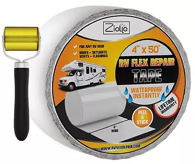 RV Flex Repair Tape - Roof Seam Tape To Seal And Waterproof Bond To EPDM Rubb... • $65.65