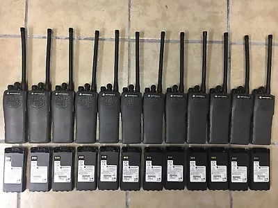 (12) Motorola XTS1500 VHF 136-174MHz P25 Digital Portable Radios H66KDC9PW5AN  • $2500