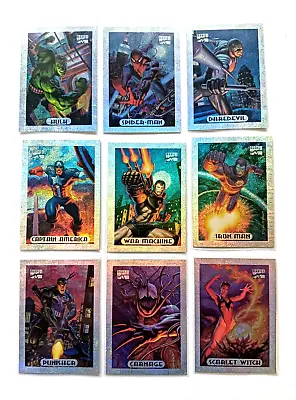 1994 Marvel Masterpieces Silver Holofoil Chase Cards Lot • $110