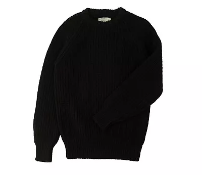 Chunky Wool Fisherman Crew Neck Jumper • $123.21