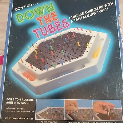 $16.50 • Buy Game Chinese Checkers  Down The Tubes Board Twist   1982 Whitman Vintage 