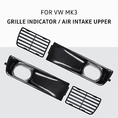 $73.01 • Buy Grille Indicator Air Intake Upper Bumper For VW MK3 Golf Jetta Vento GTI VR6 CL
