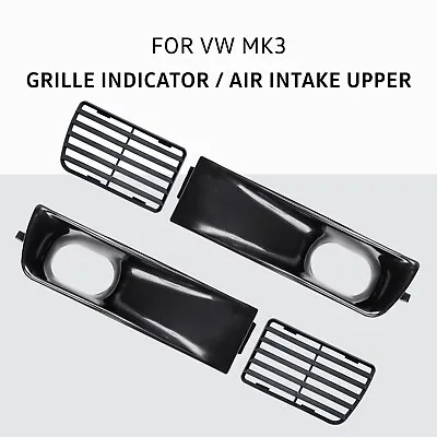 Indicator Grille Air Intake Upper Bumper For VW MK3 Golf Jetta Vento GTI VR6 • $74.30