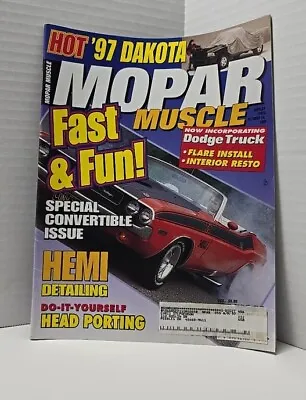 Mopar Muscle Magazine Oct/Nov 1996 Fast & Fun Convertible Hemi Detailing  • $7.98