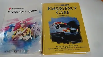 Emergency Care Textbook Brady + Survival Response Red Cross Lot 2 H/C Books • $10.99