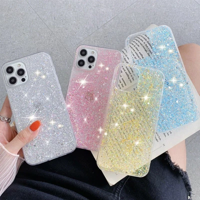 Gitter Bling Shockproof Case Cover For IPhone 14 13 12 11 Pro Max XS XR 8 7 Plus • $7.99