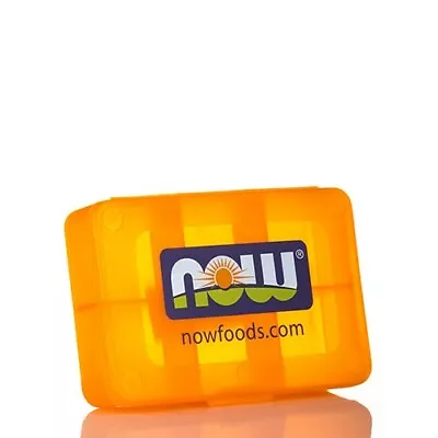 Now Foods Pocket Vitamin PILL CASE Container Storage Box 6 Compartments PICK QTY • $10.99