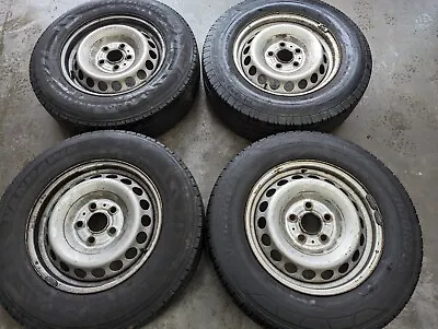 4x Genuine Vw Crafter 16  Steel Wheels With Tyres 2017-on • $398.16