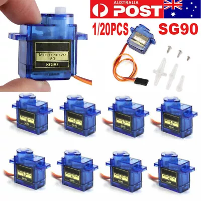 $8.16 • Buy SG90 9g Micro Servo Mini Micro Servo Motor For RC Helicopter Airplane Arduino AU