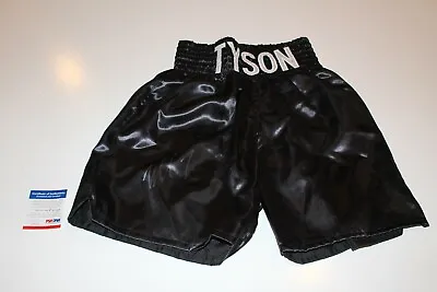 Mike Tyson Signed Boxing Trunks Psa/dna Authenticated Coa • $299.99