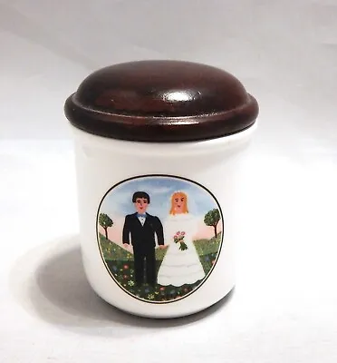 Villeroy & Boch Naif Wedding Couple Small Covered Jar • $14