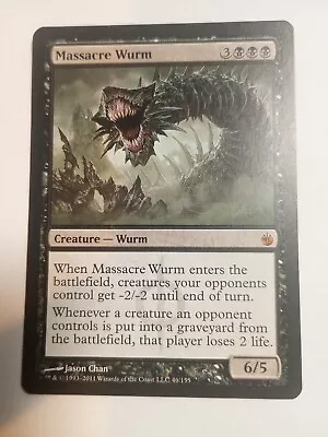 MTG Massacre Wurm Mirrodin Besieged 46/155 Regular Mythic • $5.88