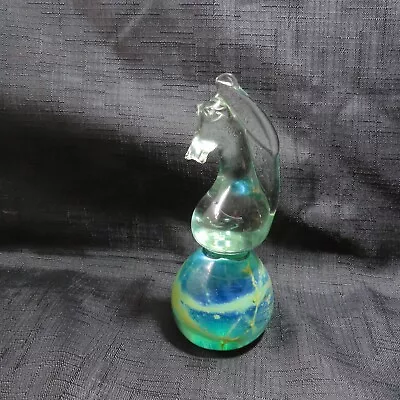 Vintage Mdina Signed Glass Seahorse Paperweight • £16.90