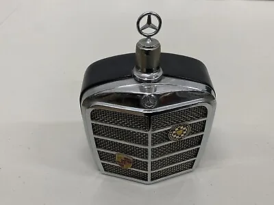 Vintage Mercedes Benz Car Chrome Grille Flask Alcohol Decanter Royal London MCM • $79.99